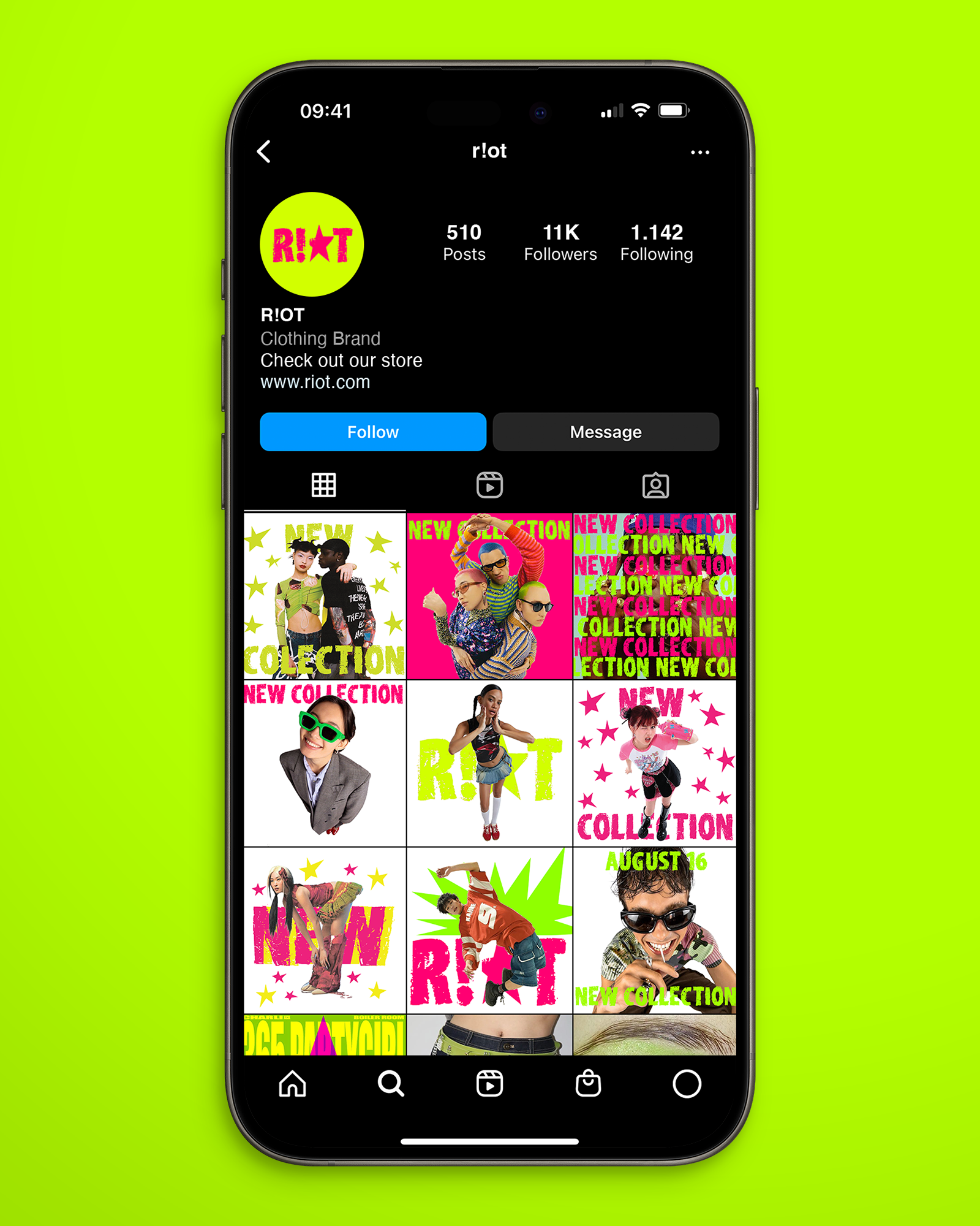 RI★T social post layout