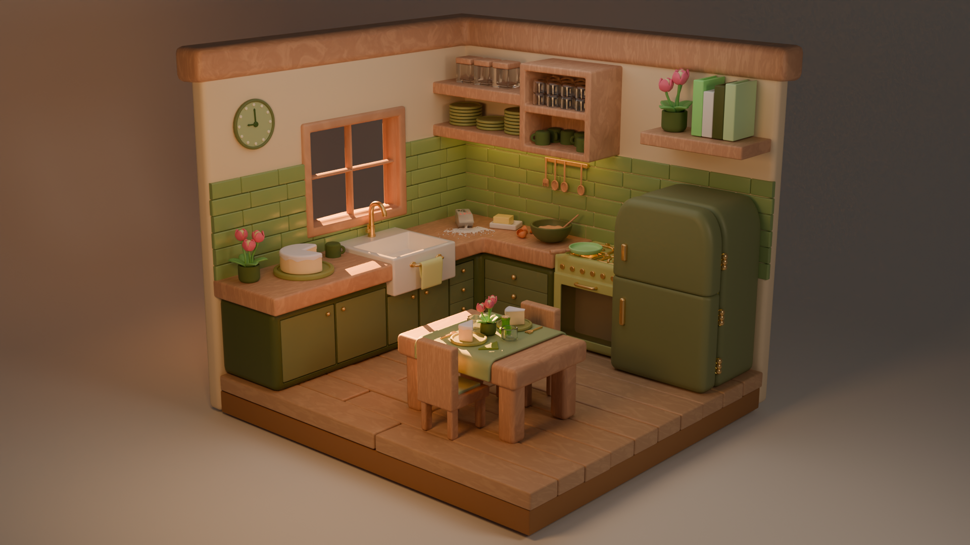 Isometric Kitchen